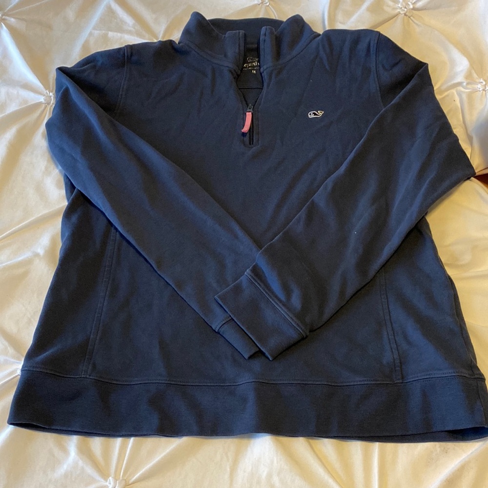blue vinyard vines long sleeve size M